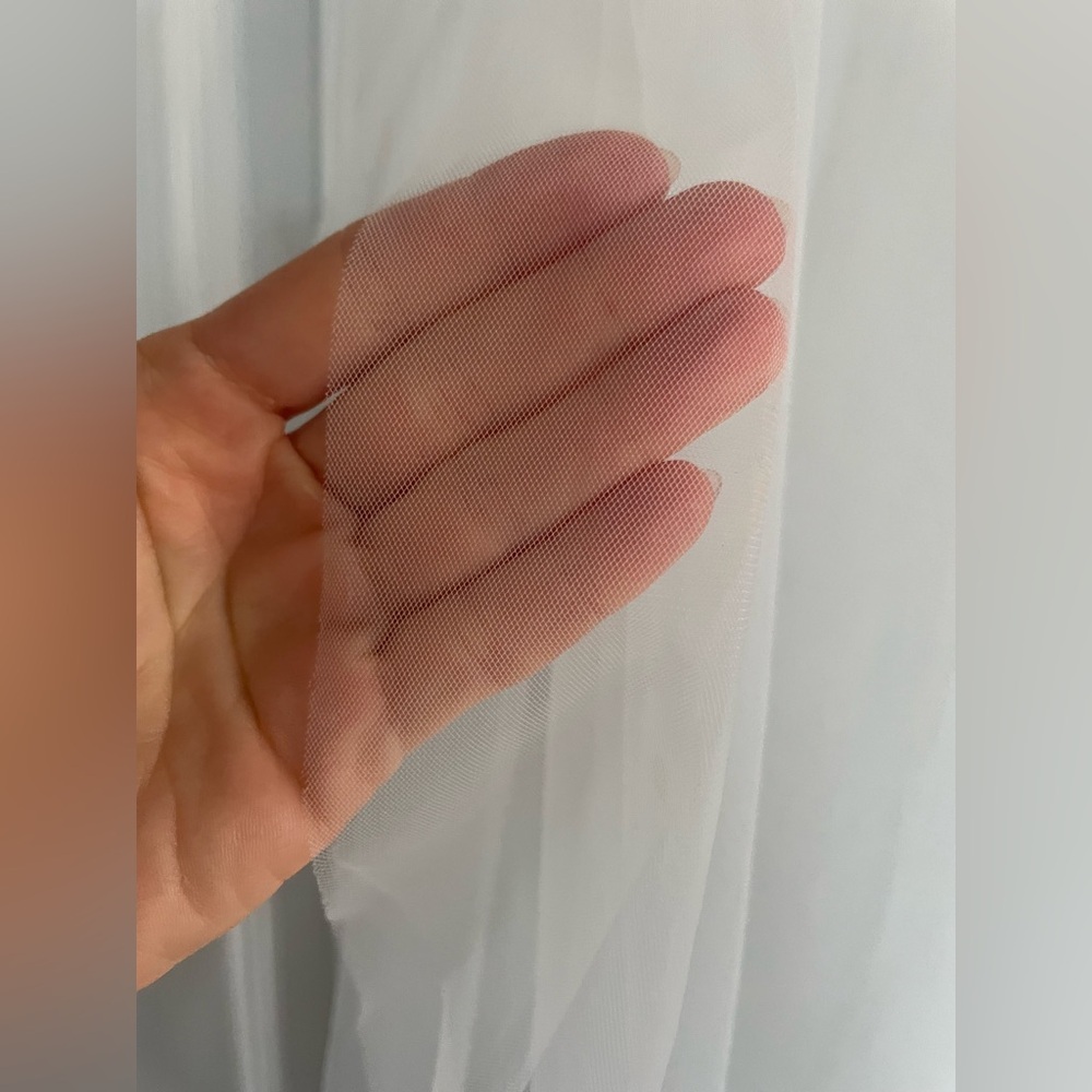 Ivory Cathedral Wedding Veil - Picture 7 of 13